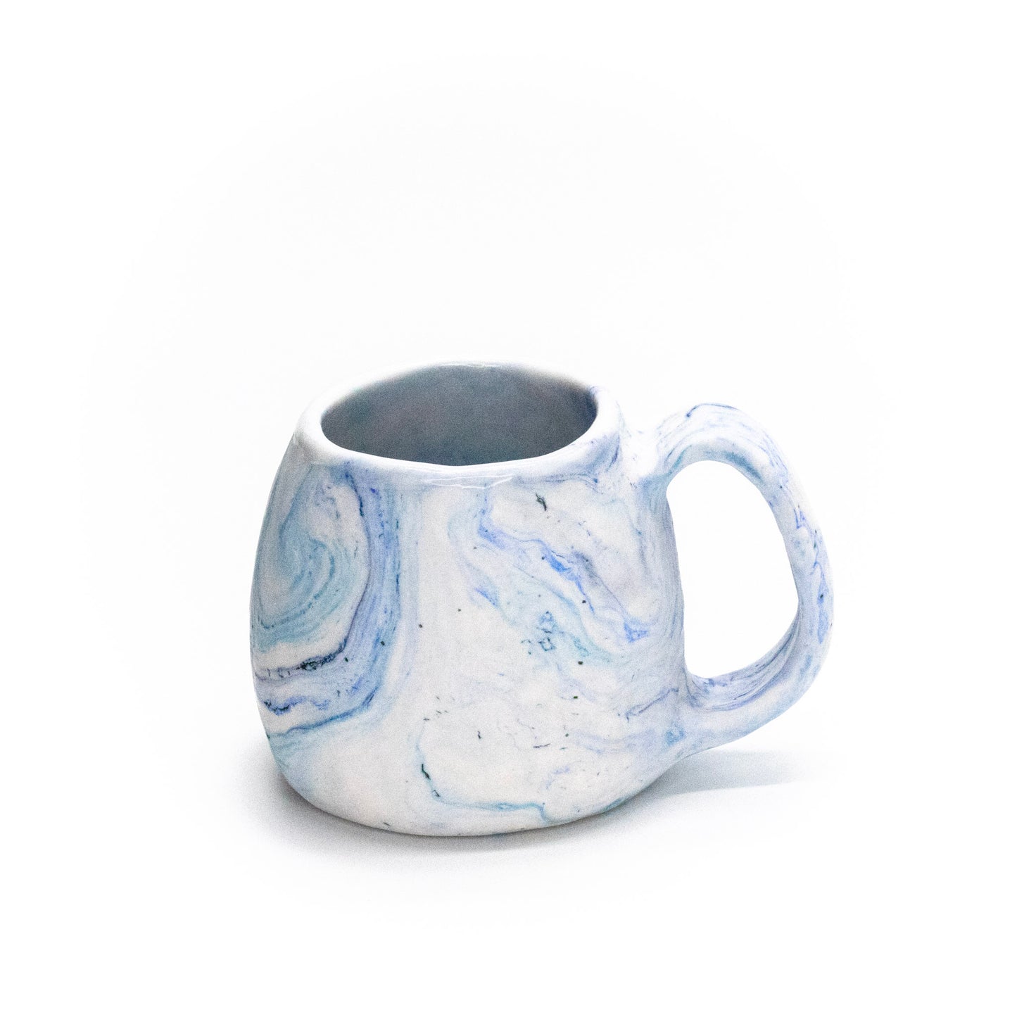 Pinched Blue Marble Mug by Tara Carter