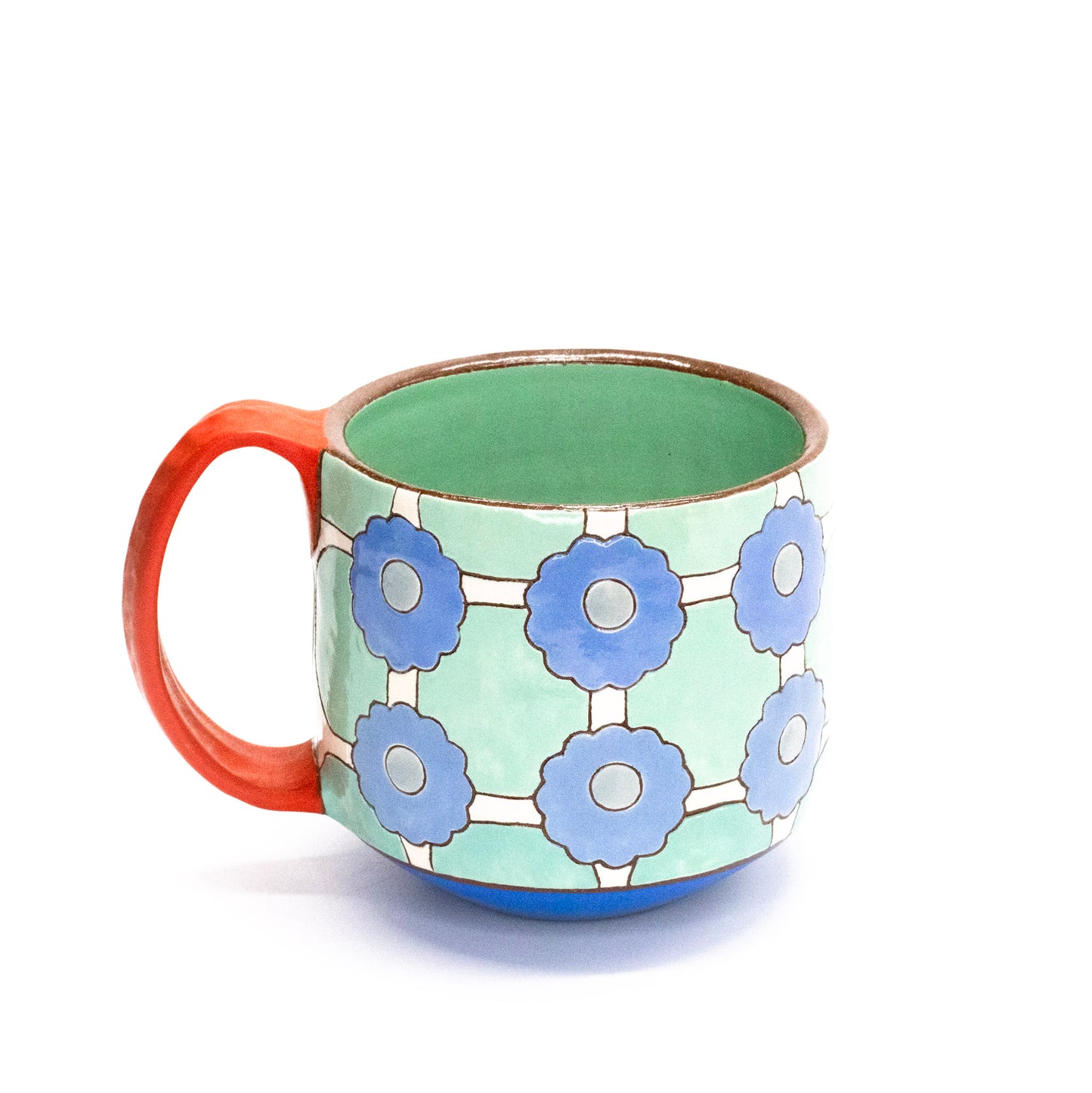Blue Blossoms Mug by Sara Ballek