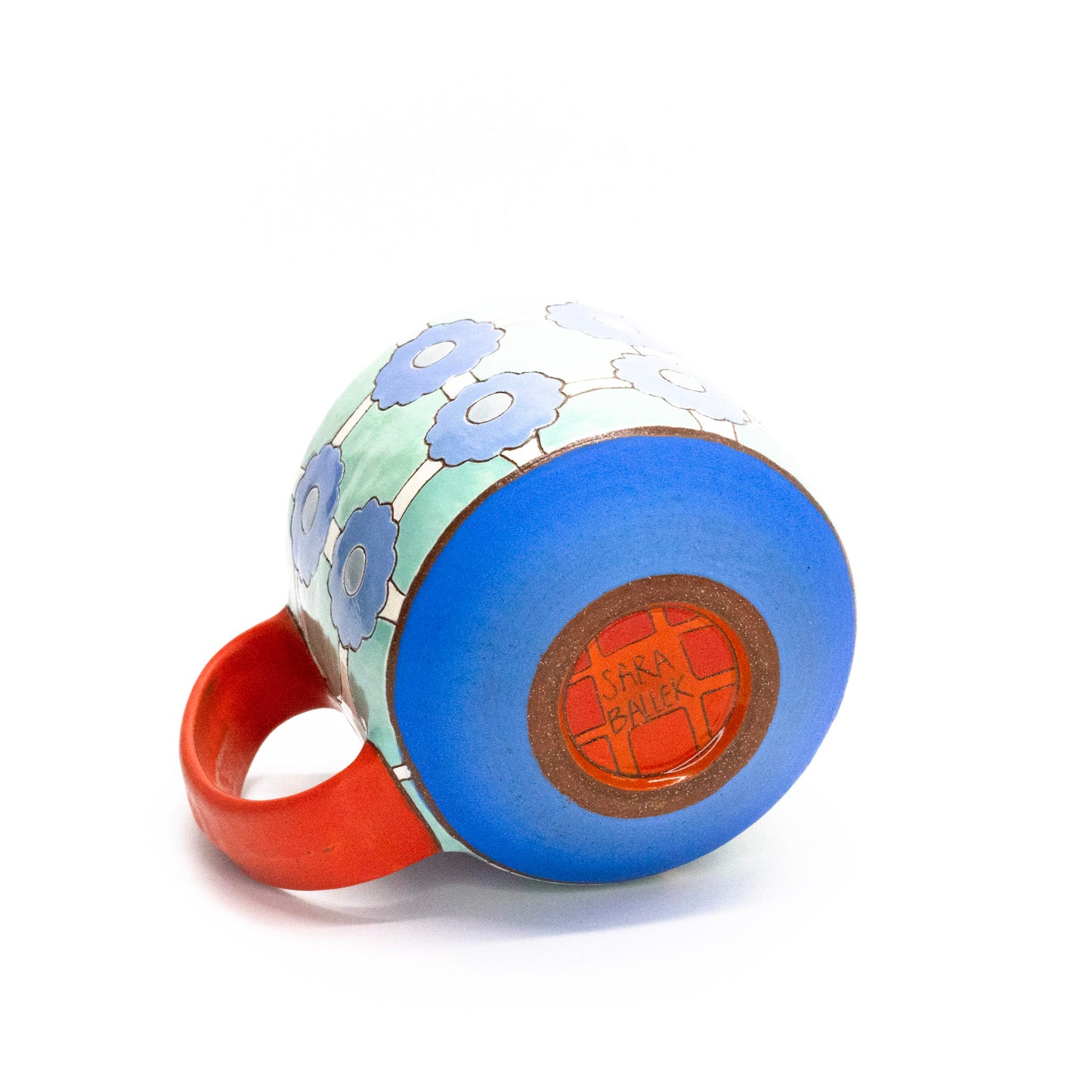 Blue Blossoms Mug by Sara Ballek