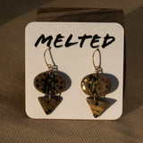 Double Drop Earrings #1 by Melted Porcelain