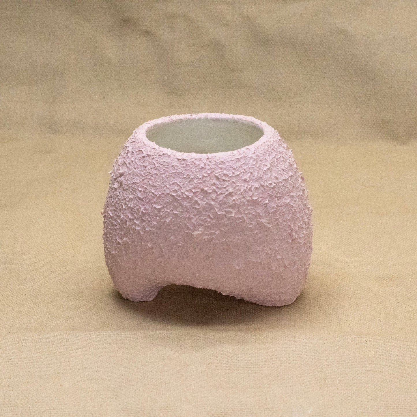 Pink Textured Vase by Hunny Spyke