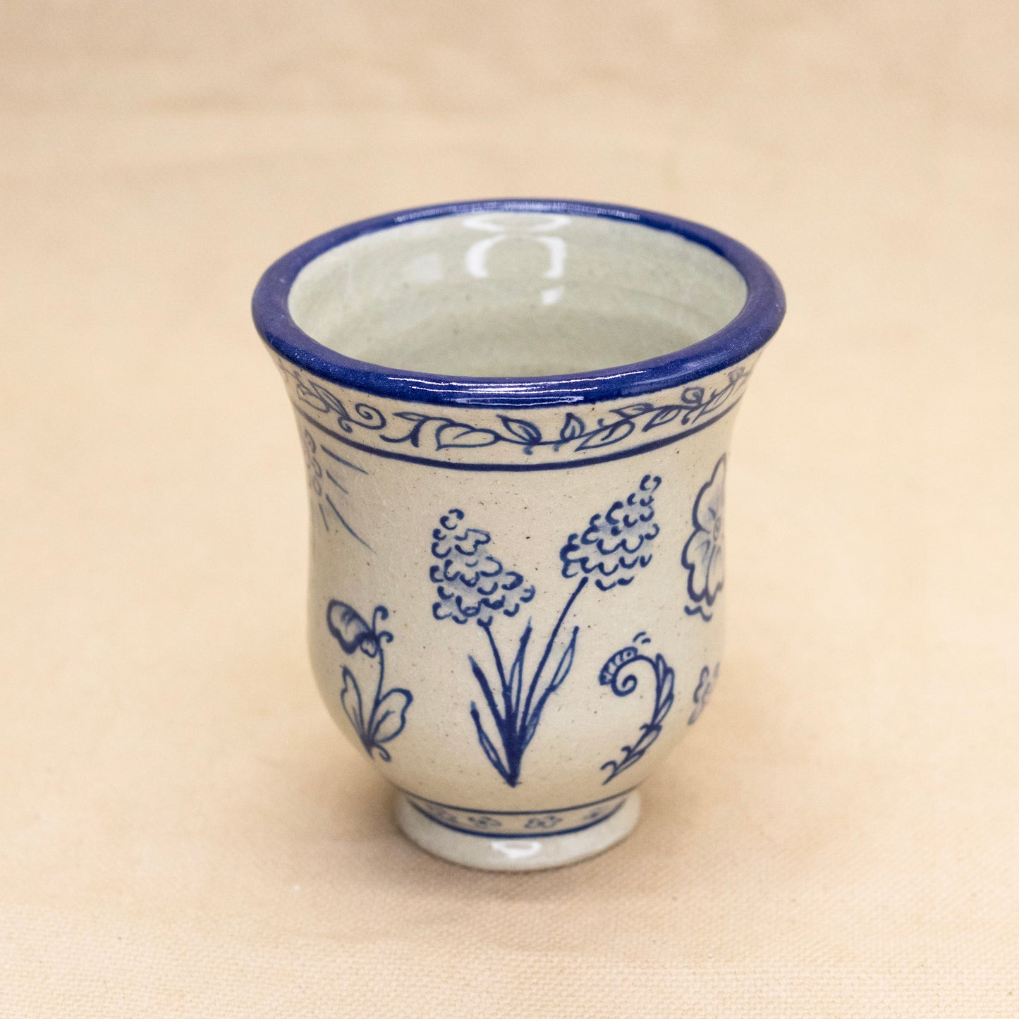 Floral Scene Mug by Caterpillar Clay