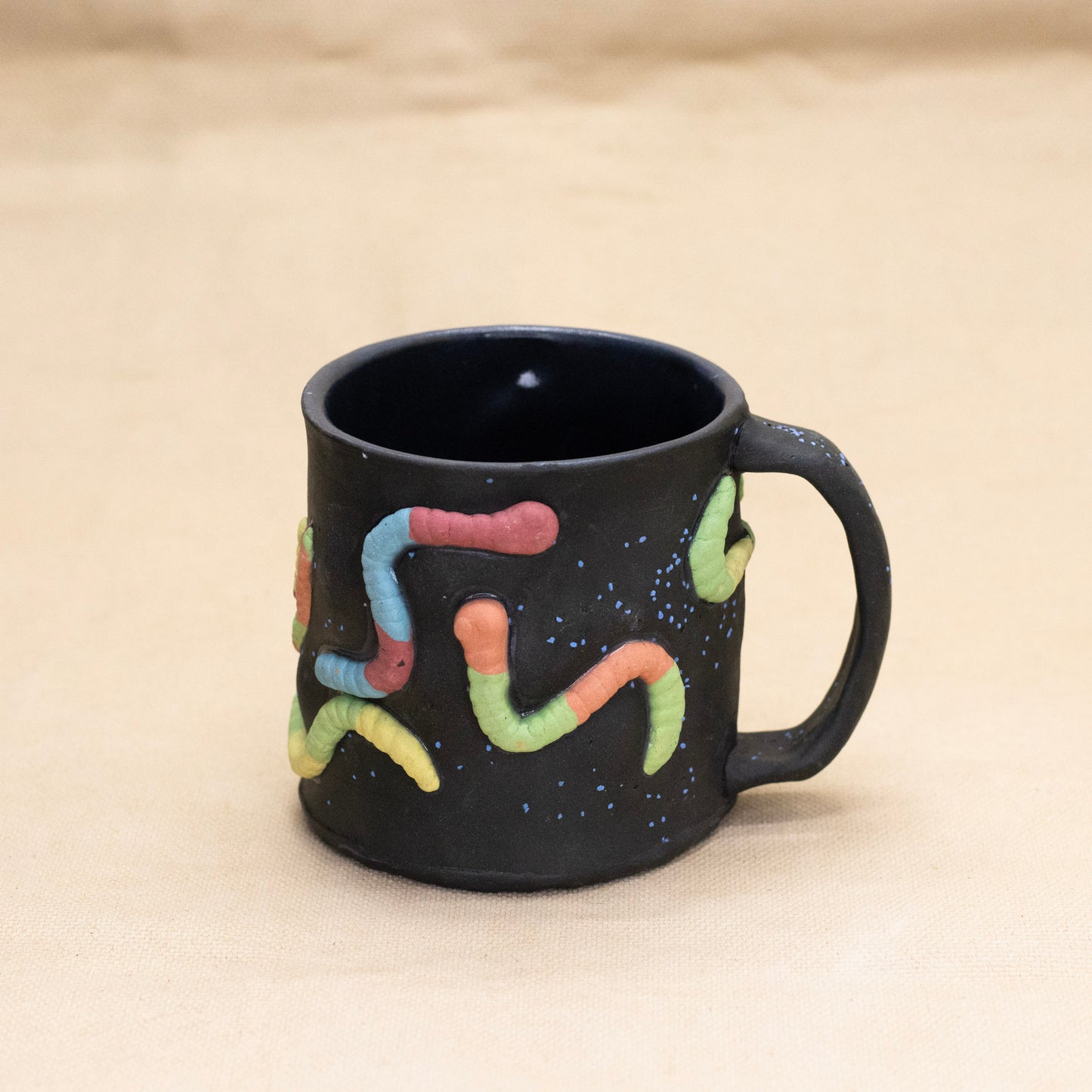 Gay Gummy Worm Mug by Amber Frances