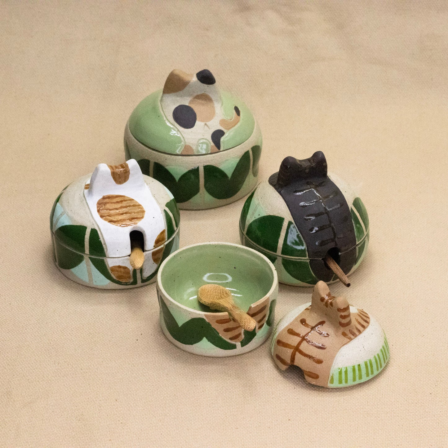 Small Jars by Yuka Nakano