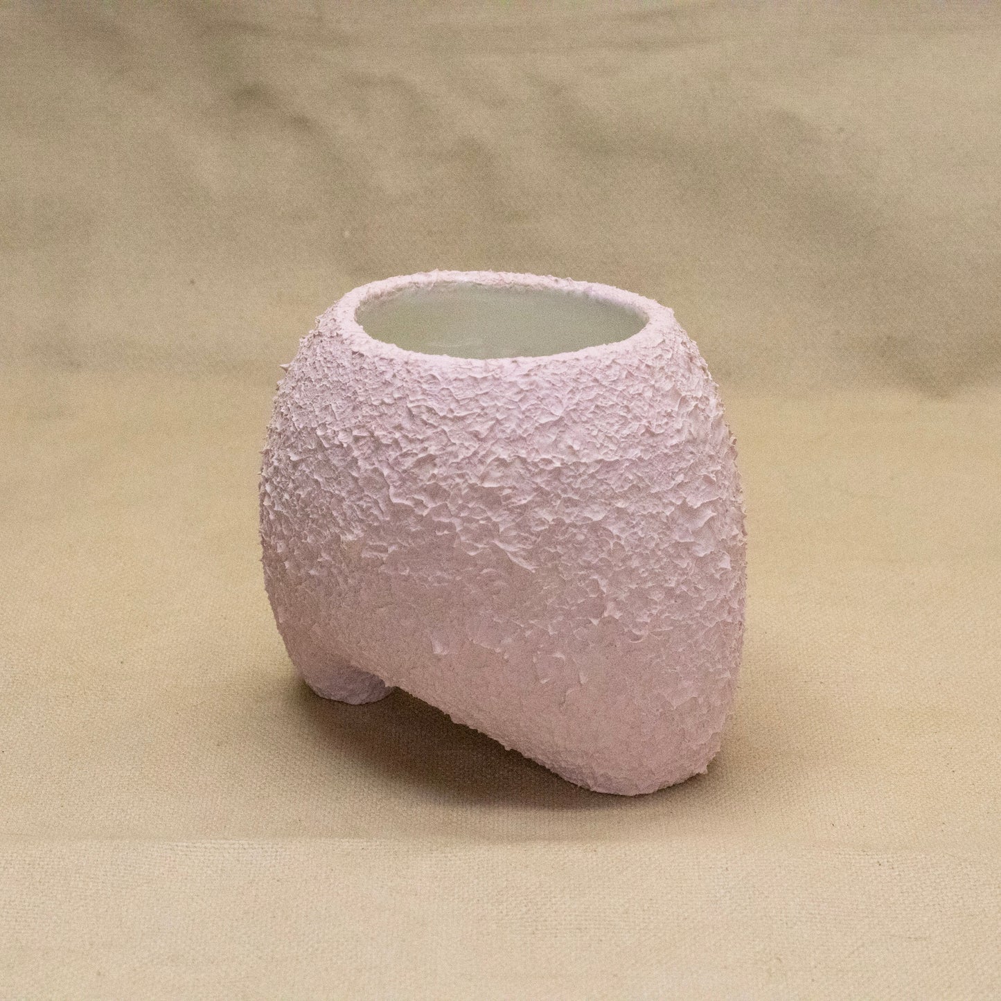 Pink Textured Vase by Hunny Spyke