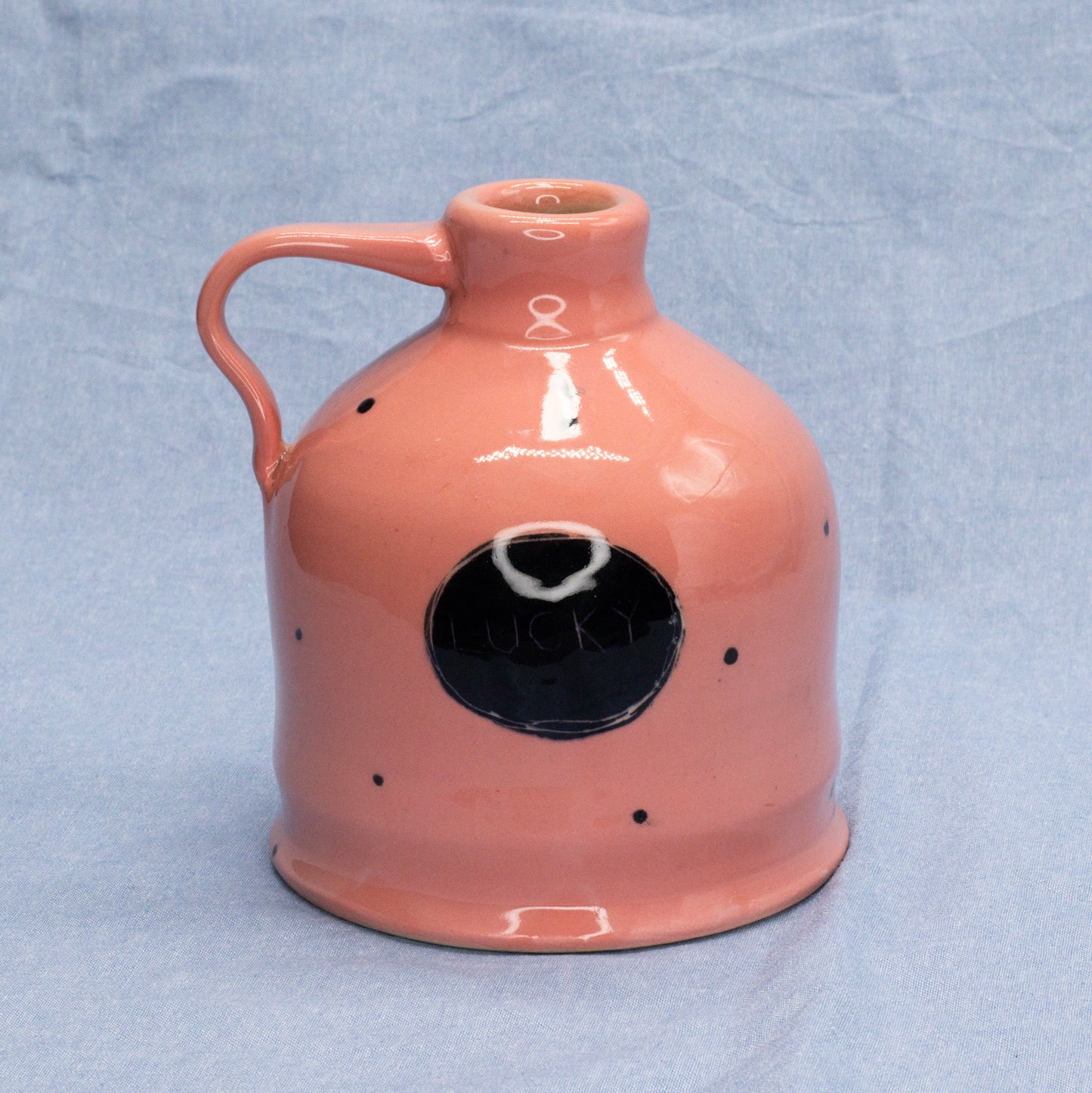 Lucky Pup Jug by Frank Jacques