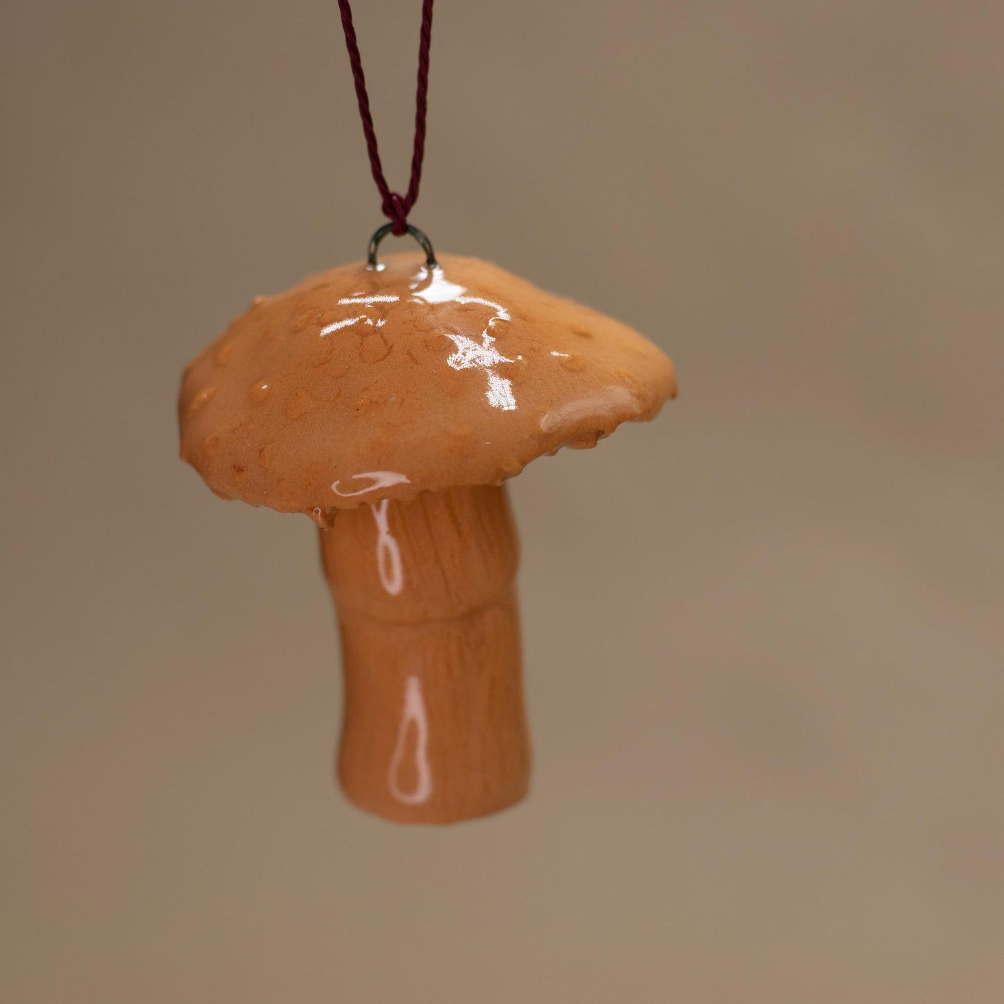 Mushroom Ornaments by KOLOS Ceramics