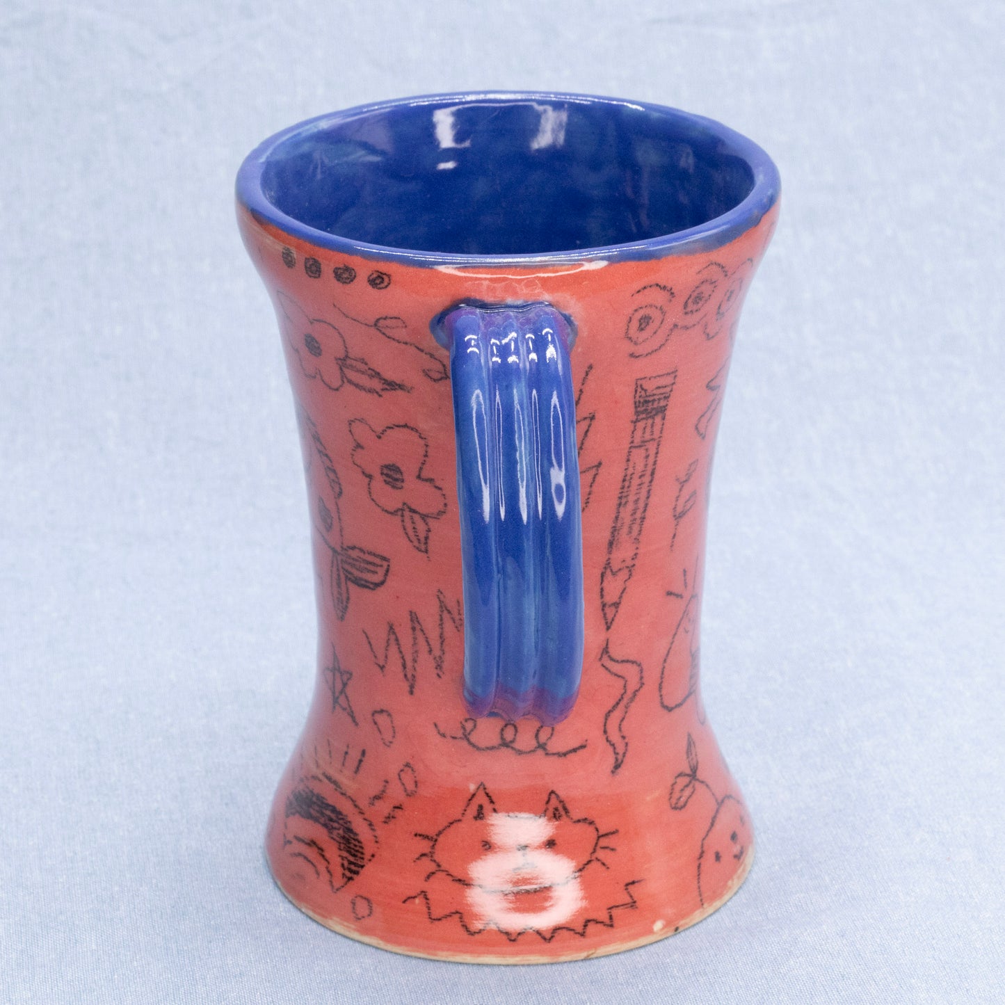 Doodle Mug #6 by Sardiniac Clay