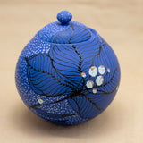 Blue Berried Jar by Olivia Avery