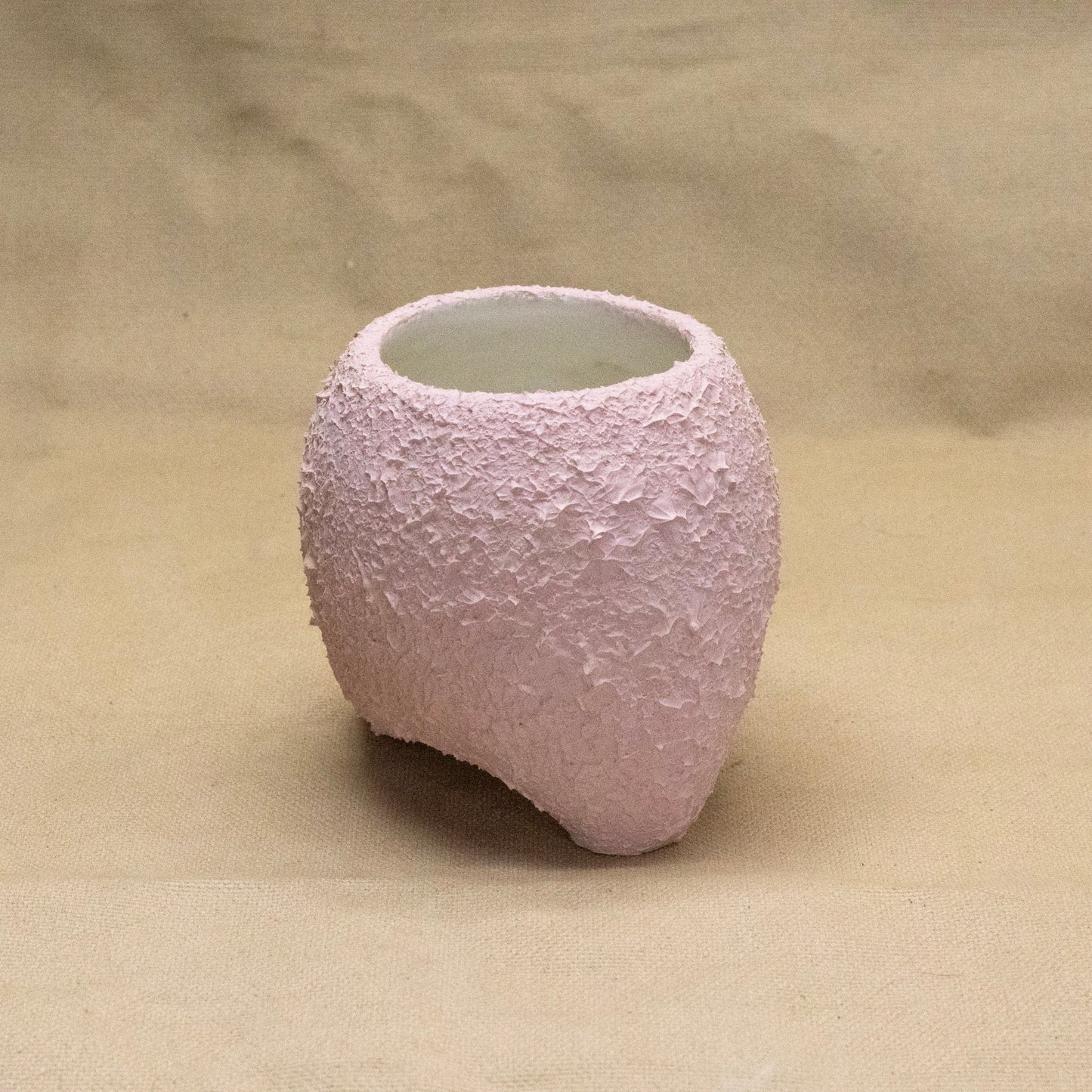 Pink Textured Vase by Hunny Spyke