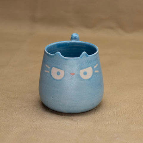 Blue Kitty Mug