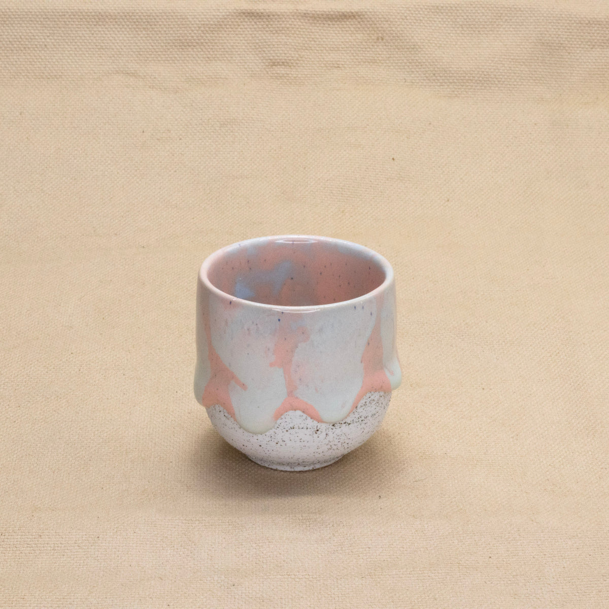 Espresso Cup (FX Pink + Mint) by Drippy Pots
