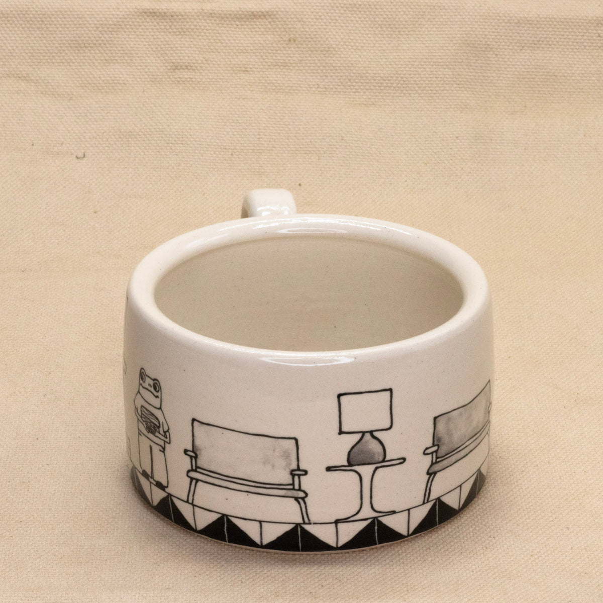 Froggy Desert Mug by Rachel Burns Ceramics