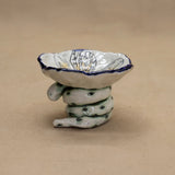 Tiny Snake Dish with Yellow Flower by Ryana Lawson