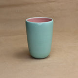 Large Bow Cup (Teal) by The Introverted Potter