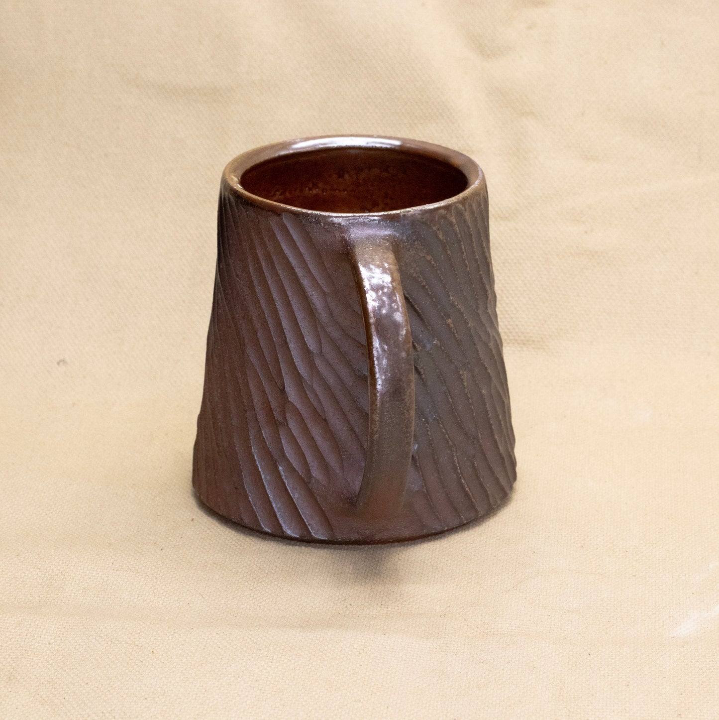 Soda-Fired Mug: Cordovan Boots by Jennifer Nerad