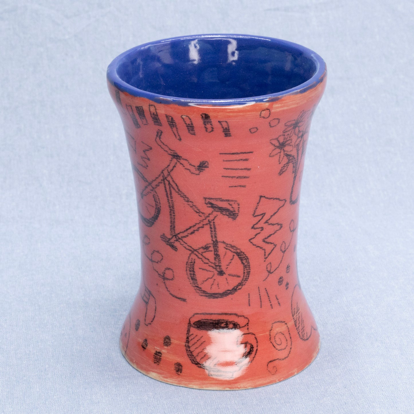 Doodle Mug #6 by Sardiniac Clay