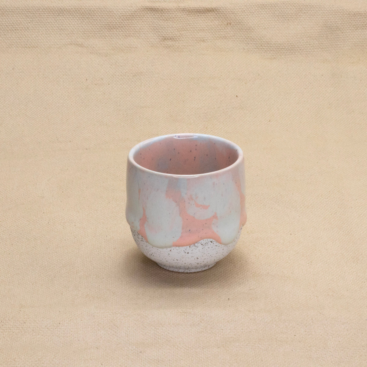 Espresso Cup (FX Pink + Mint) by Drippy Pots