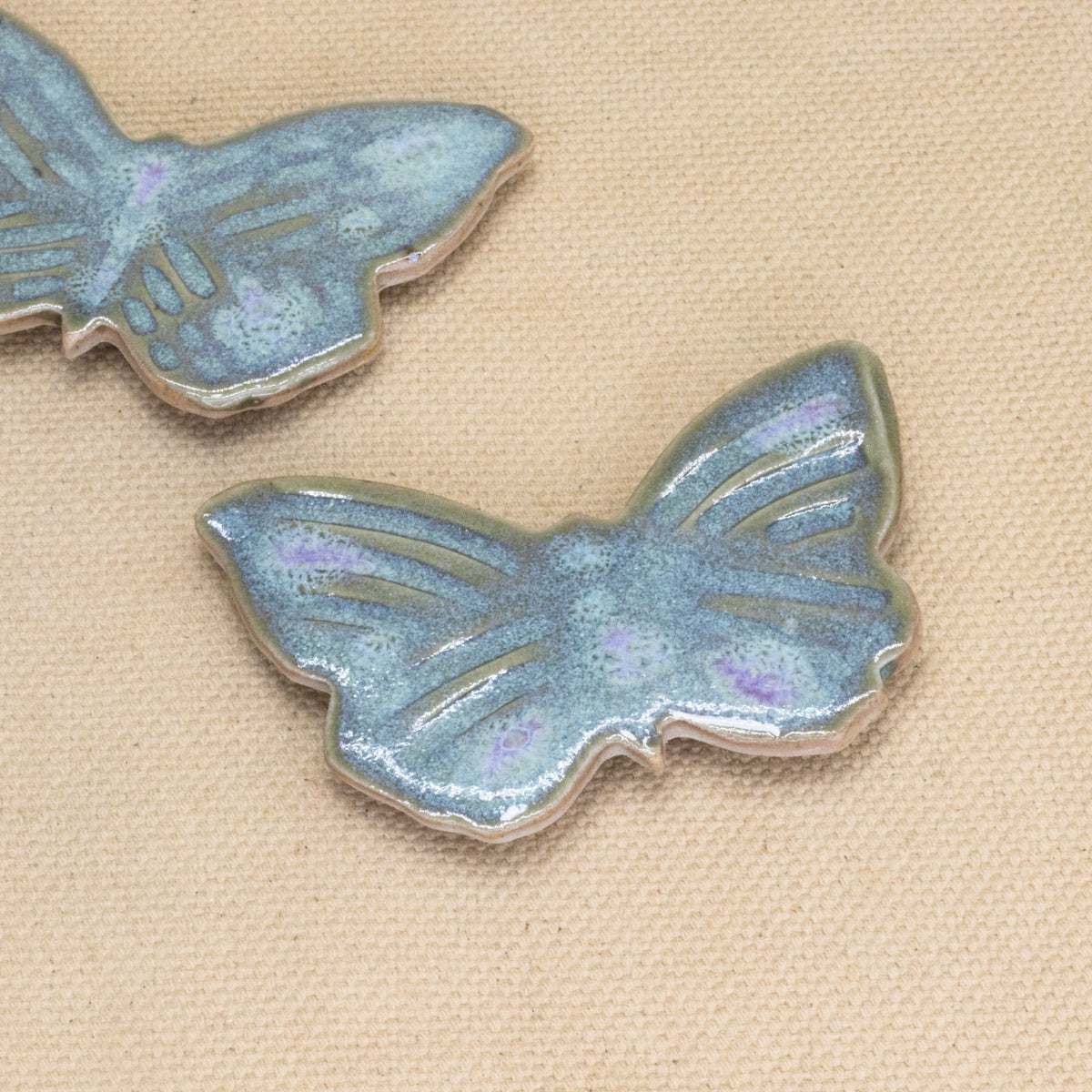 Butterfly Magnet (Blue-Green) by Jennifer Nerad