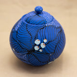 Blue Berried Jar by Olivia Avery