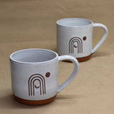 Eclipse Mugs by Ruby Farms Pottery