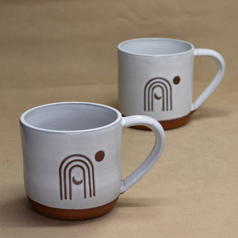 Eclipse Mugs by Ruby Farms Pottery