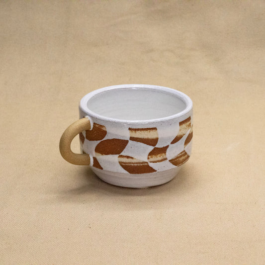 Checkers Mug #2 by Full Spectrum Ceramics