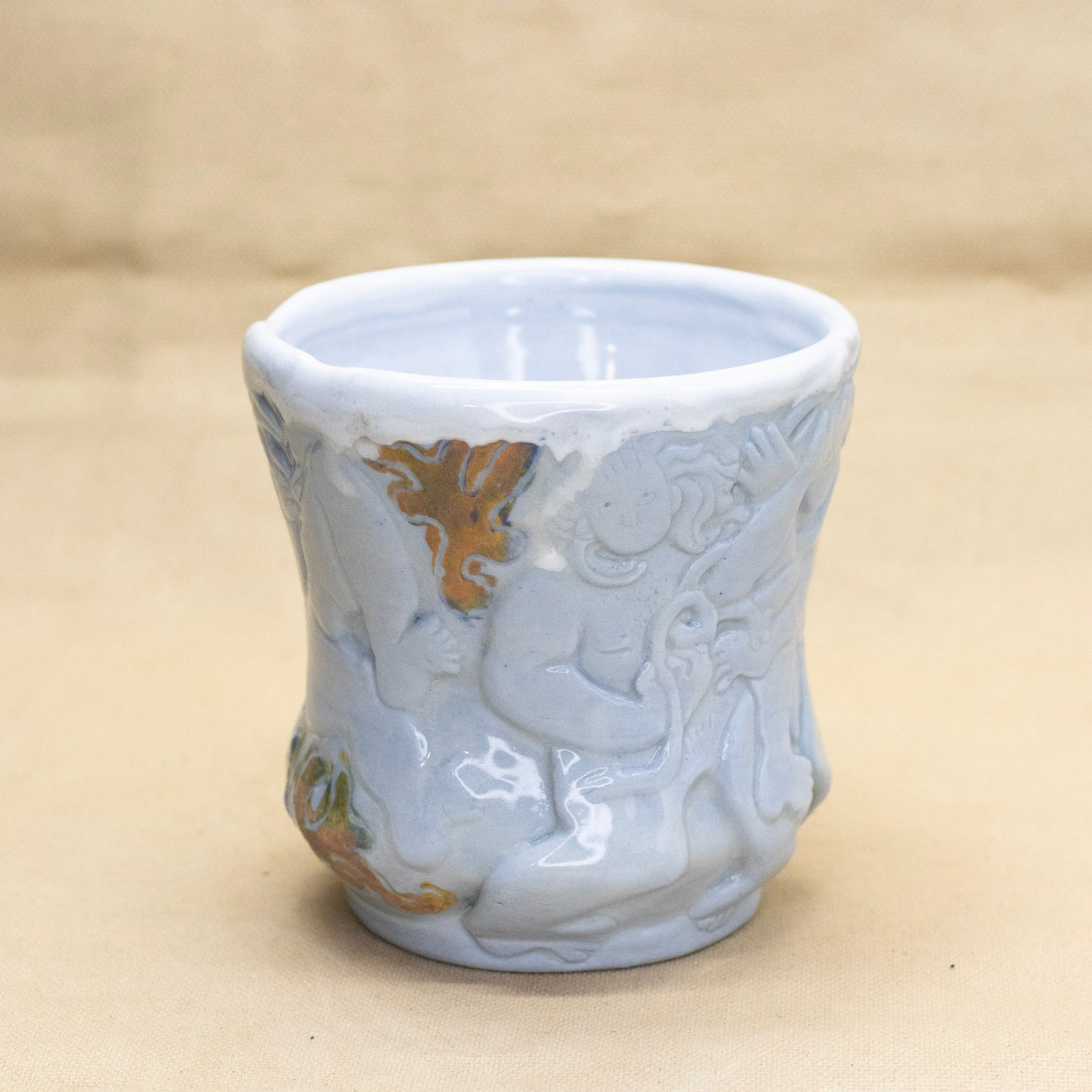Rainbow Cloud Vase by Sam O'Brien