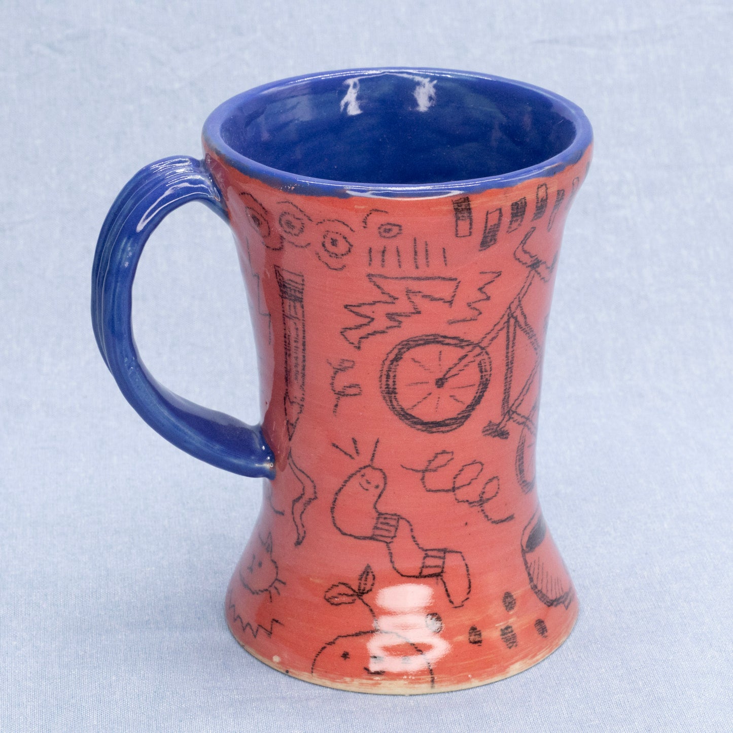 Doodle Mug #6 by Sardiniac Clay