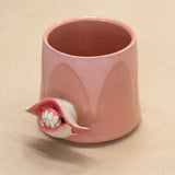 Pink Arch Mouth Cup #1 by Gabs Conway Ceramics