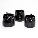 Too Much Catnip Black Kitty Mugs by Hei Mao Studio