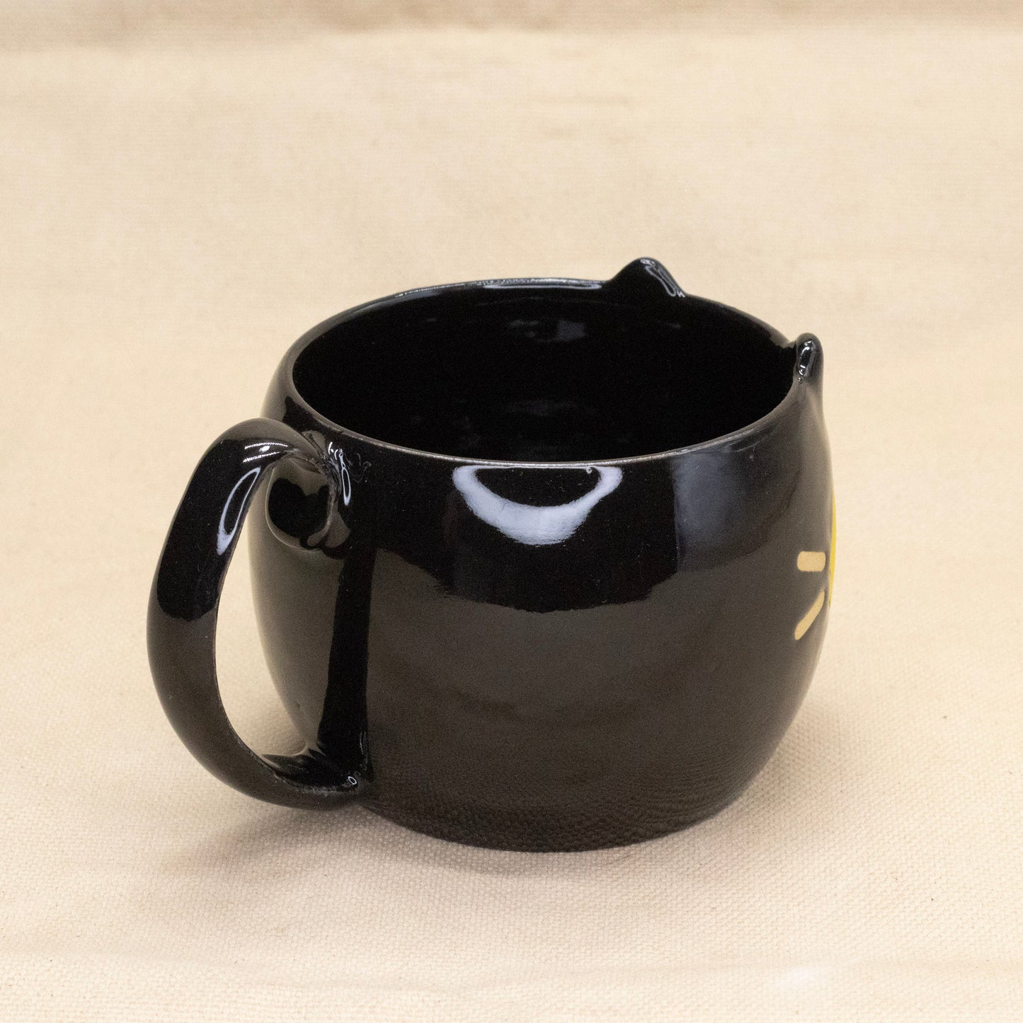 Black Kitty Mug by Hei Mao Studio