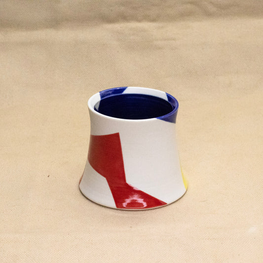 White Shapes Cup #2 by Totally Shapes