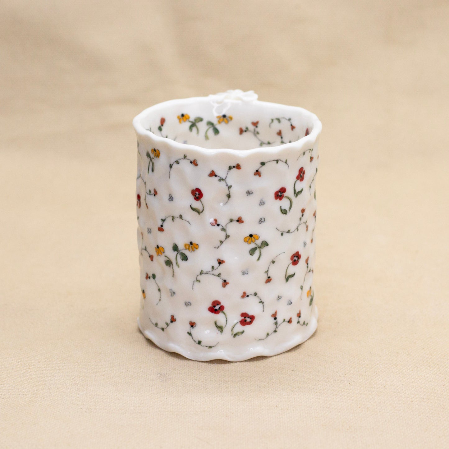 Secret Garden Mug (flower handle) by Krista Cortese