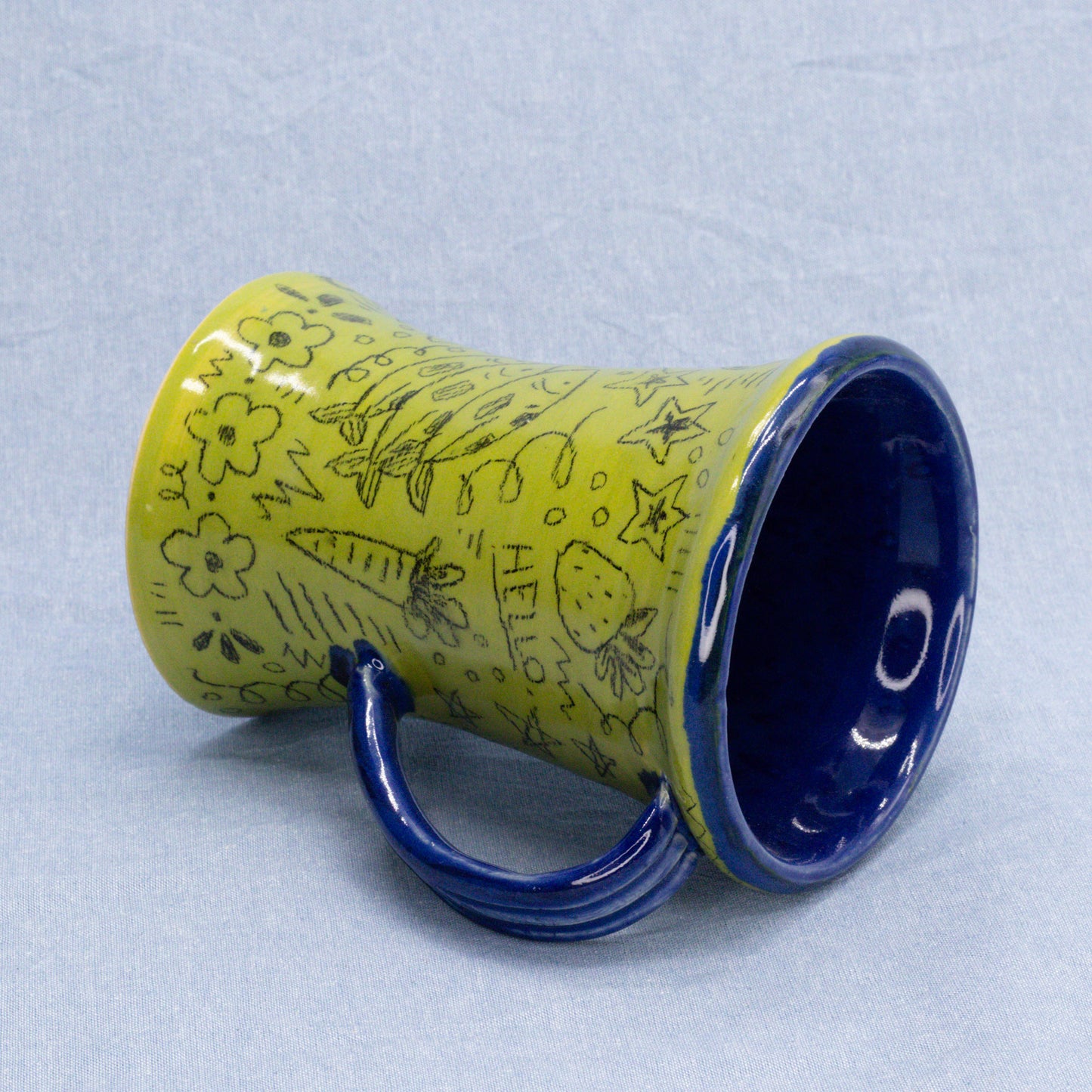 Doodle Mug #5 by Sardiniac Clay
