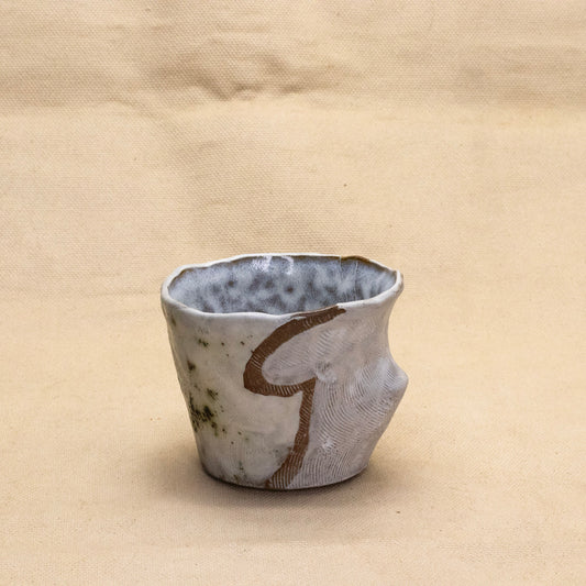 Sipping Tumbler with Lines #6 by Nina Berinstein
