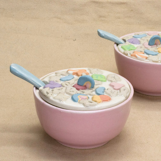 Lucky Charms Sugar Bowl & Spoon by Amber Frances