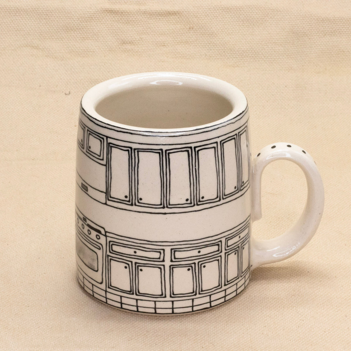 Froggy Kitchen Mug by Rachel Burns Ceramics