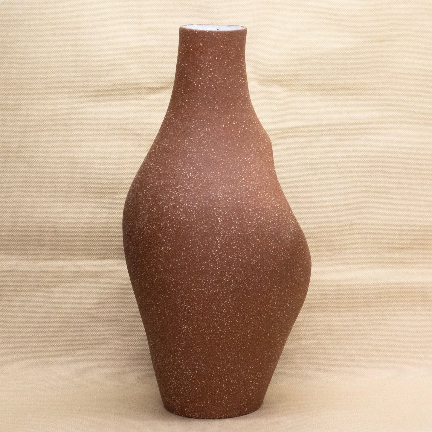 Sculptural Vase with Circular Hollow by Alex Staheli