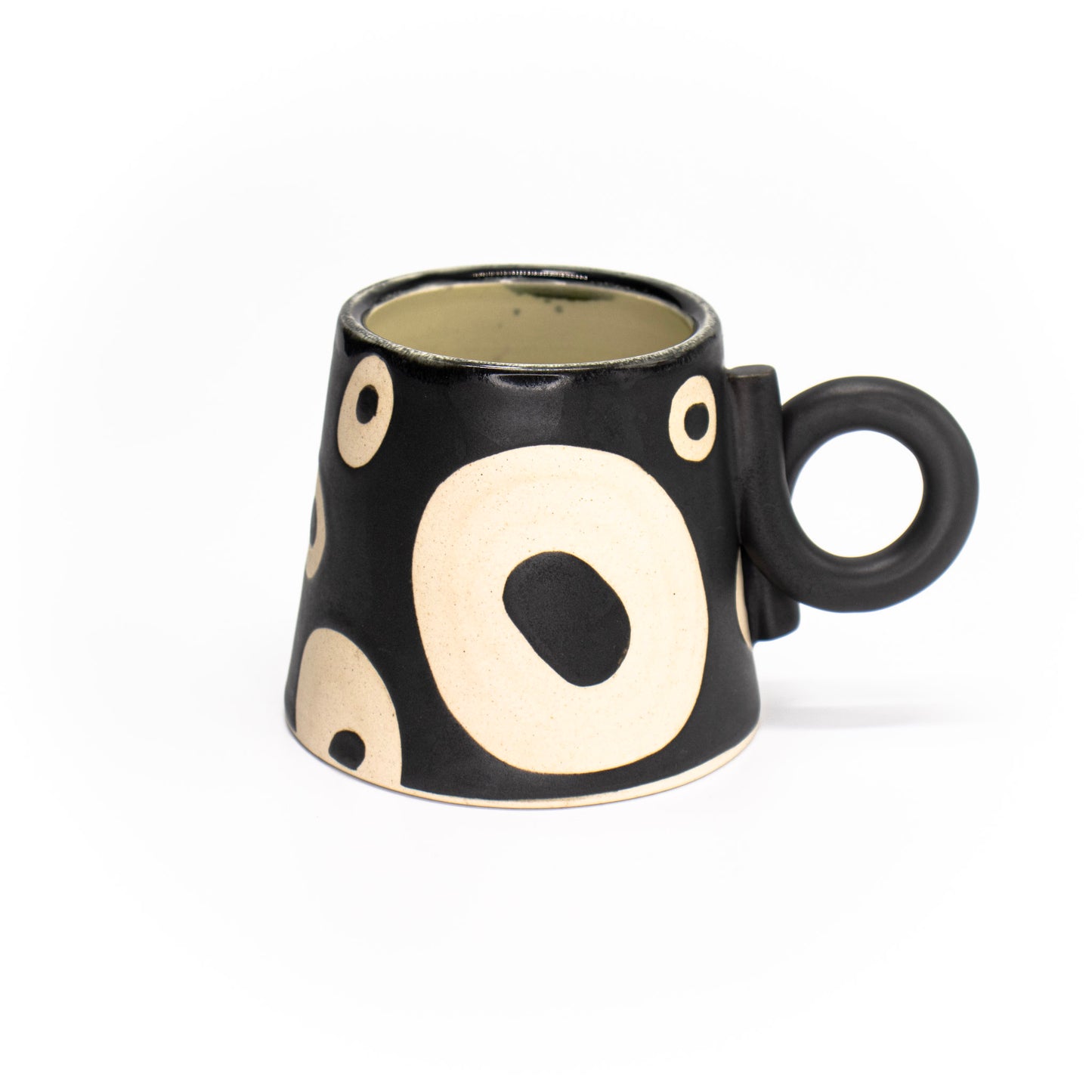 Pyramid  White Contrast Mug by Emilie Skytta