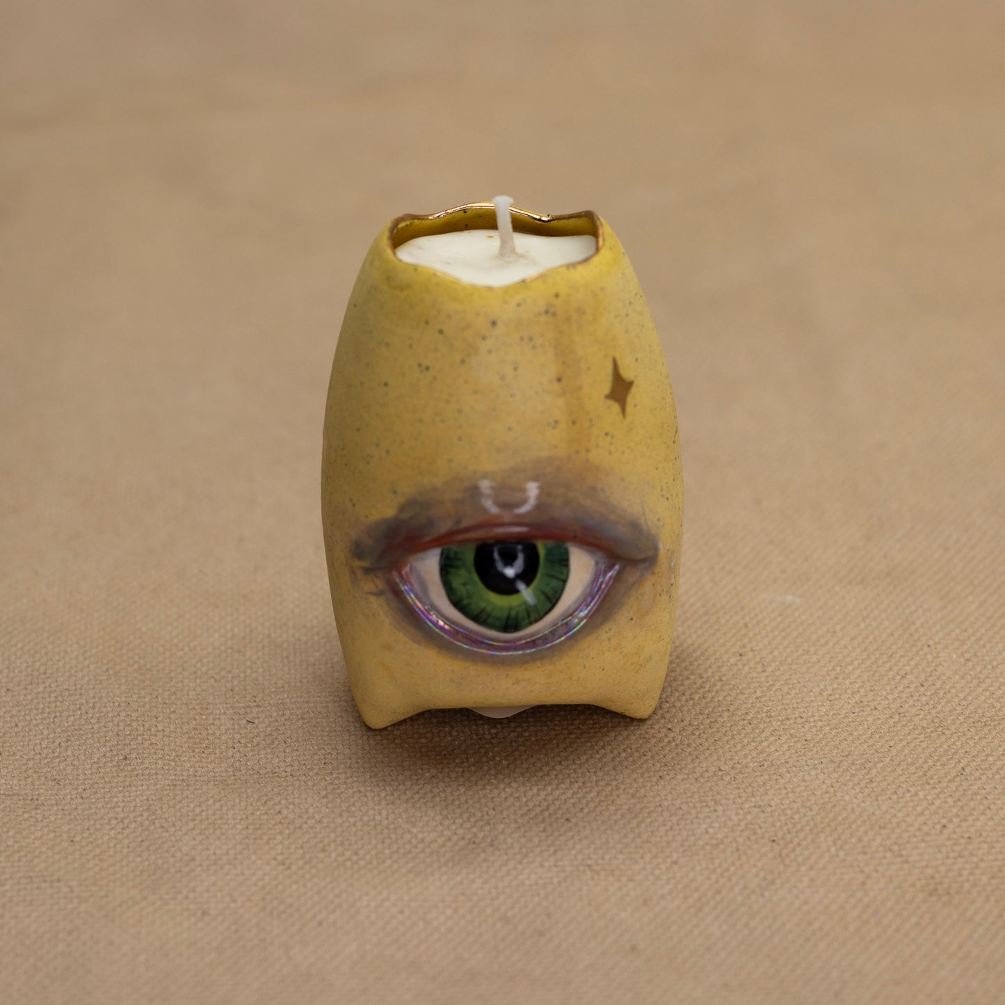 Small Princess Alien Banana Bee Bee Boo Boo Candle