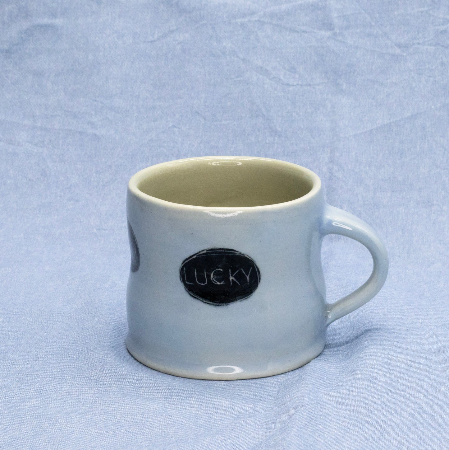 So Very Lucky Small Goose Cup by Frank Jacques