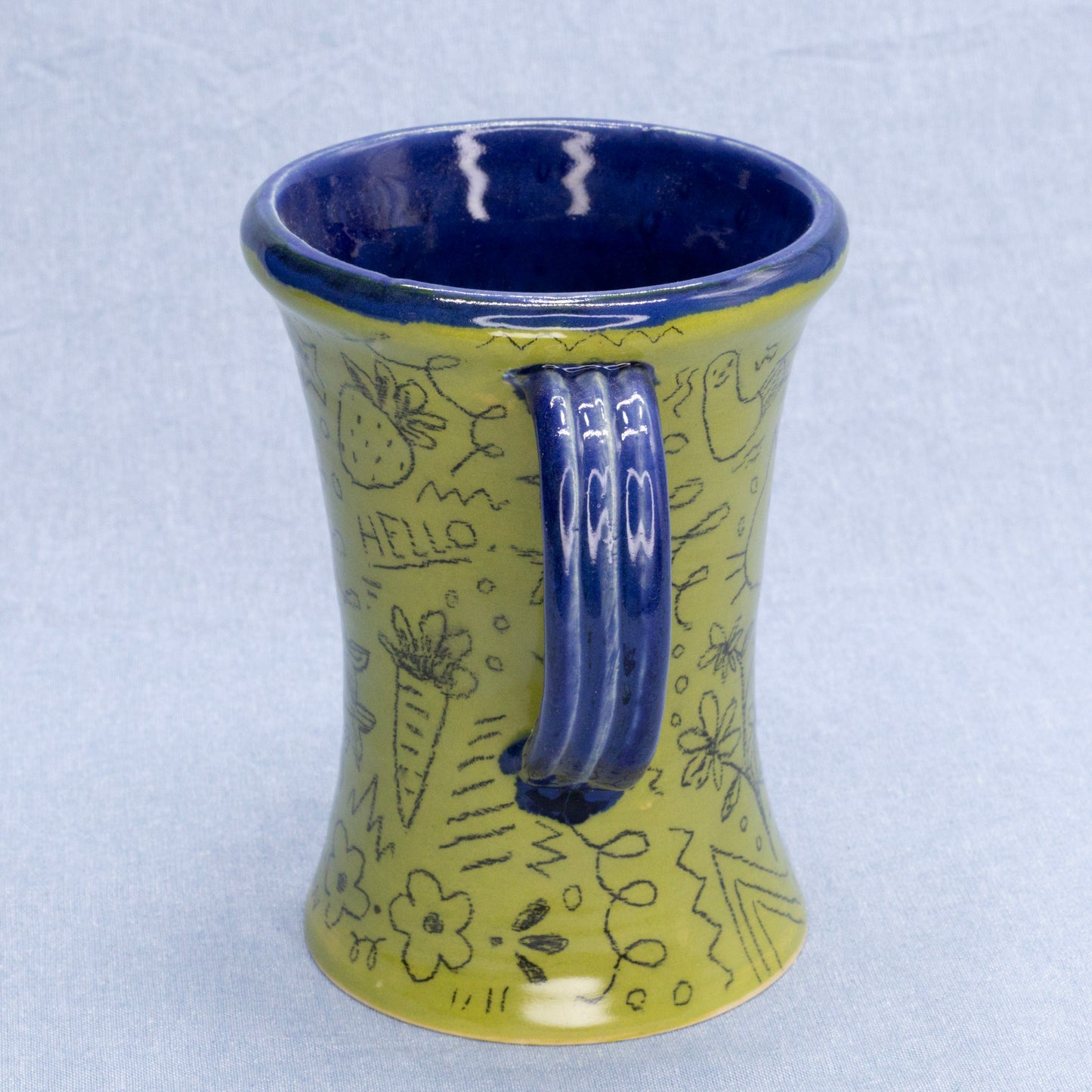 Doodle Mug #5 by Sardiniac Clay