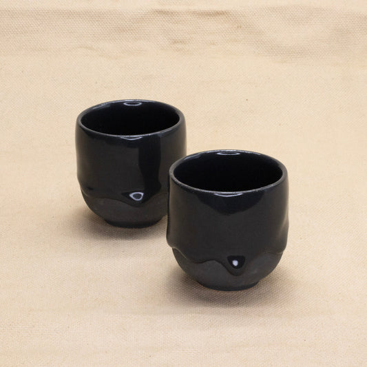 Espresso Cup (Ruin Mono) by Drippy Pots