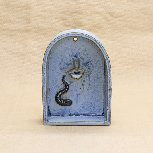 Blue Drool Shelf by Elva Bennett