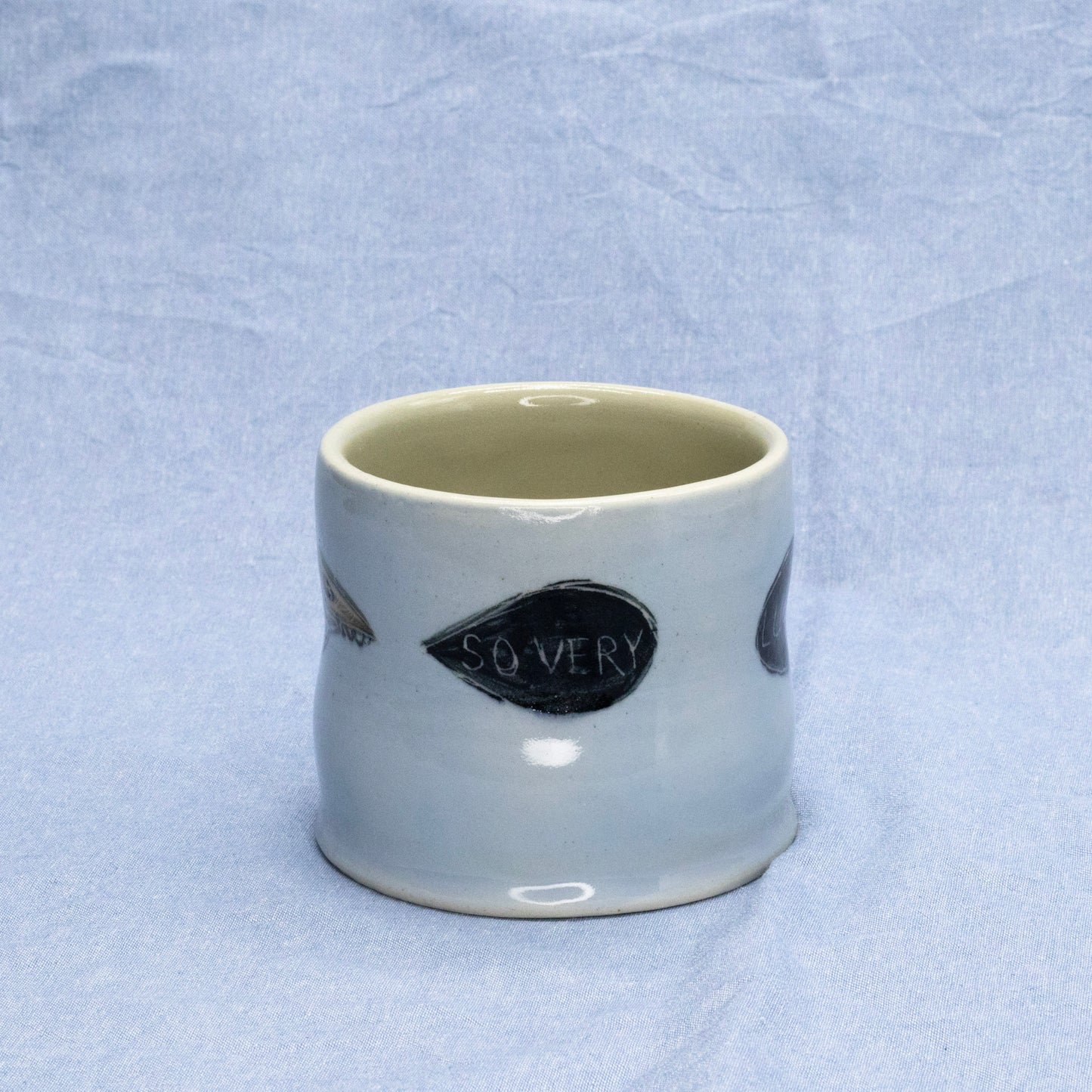 So Very Lucky Small Goose Cup by Frank Jacques