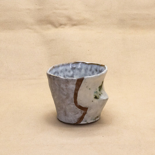 Sipping Tumbler with Lines #5 by Nina Berinstein