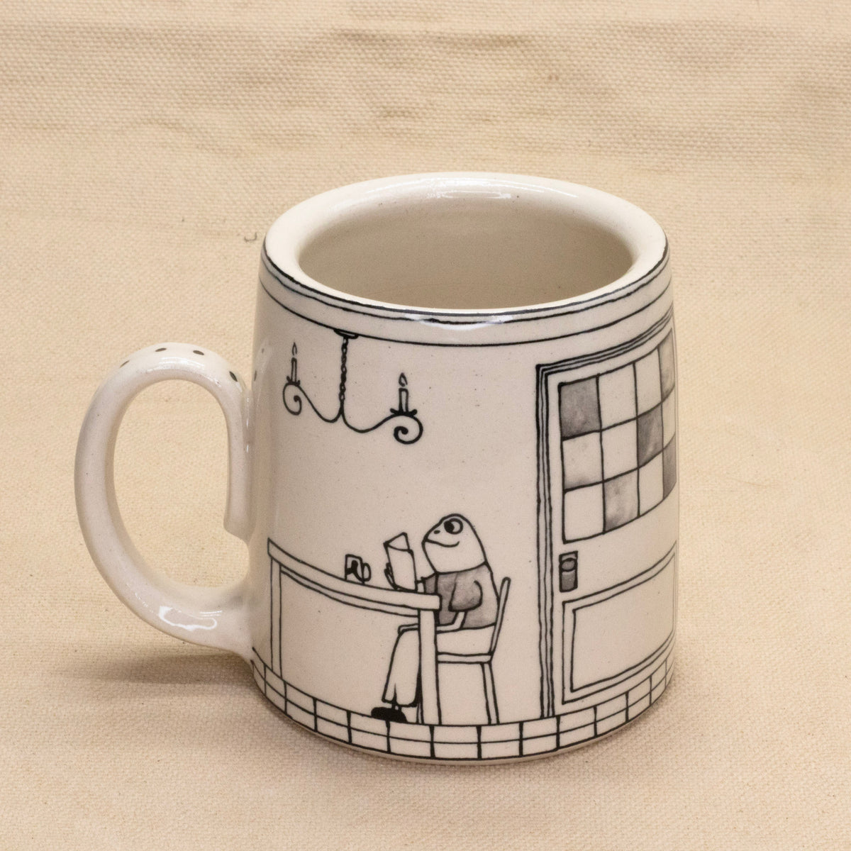 Froggy Kitchen Mug by Rachel Burns Ceramics