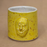 Trapped! Café Cup in Yellow by Jennifer Mayer