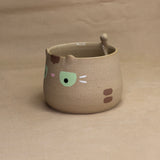 Brown Tabby Yarn Bowl by Hei Mao Studio